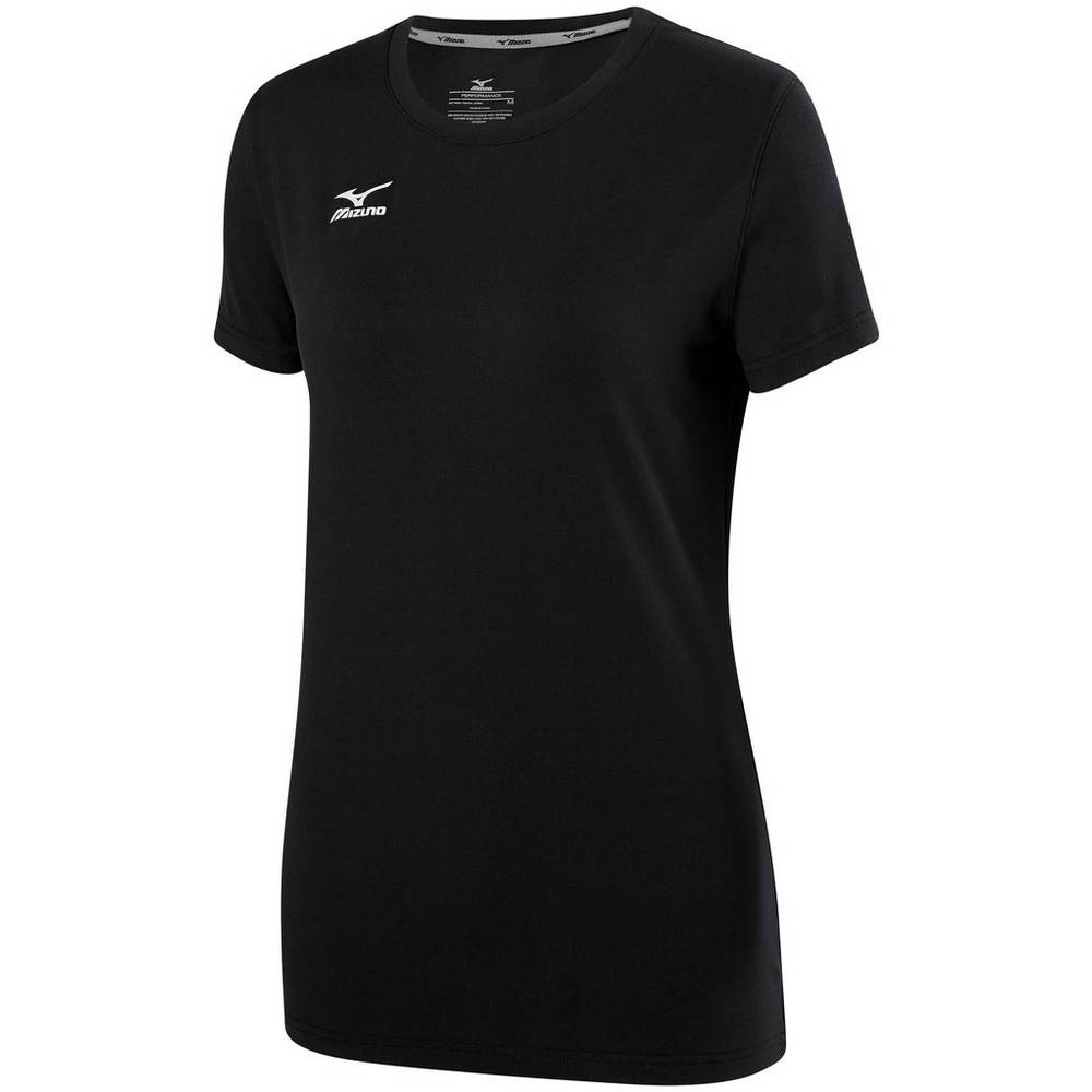 Mizuno Women's Volleyball Attack 2.0 T-Shirts Black (440647-XMS)